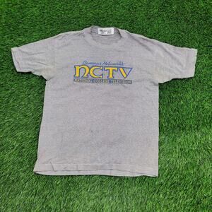 Vintage 90s National College Television Shirt Small 18x24 NCTV